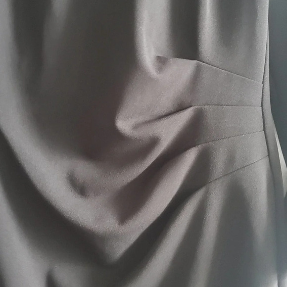 NWT Karl Lagerfeld Black Ruffle Sleeve Sheath Dress Size 6 - Picture 2 of 11